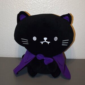 Mimicoco Vampire Smokey Black Cat Weighted Plush 12"